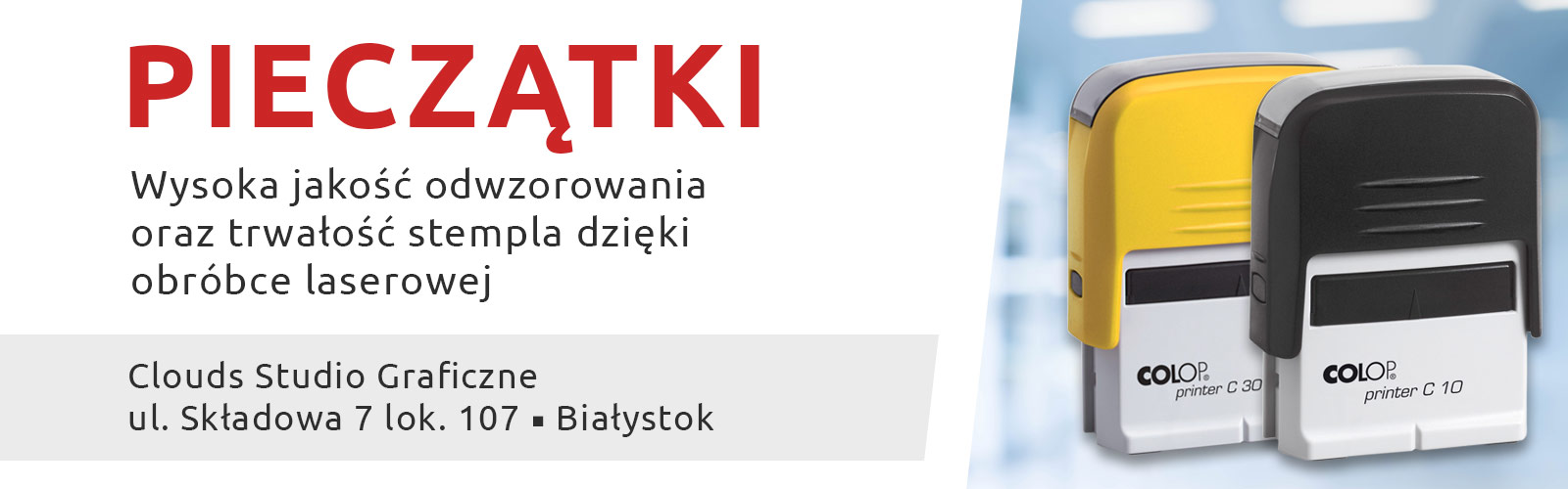 Pieczątki Białystok | ul. Składowa 7 lok 107